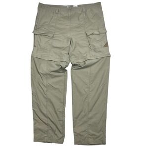Columbia PFG Convertible Cargo Pants UPF 30+ Nylon Fishing Outdoor Mesh Lined L